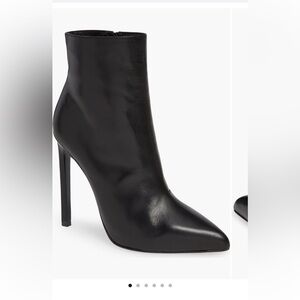 Tony Bianco Black Pointed Stiletto Ankle Boots